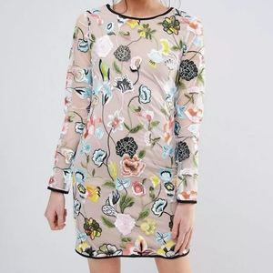 True Decadence tall embroidered dress